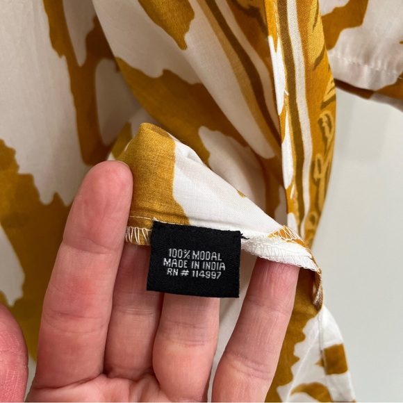 Evereve Tolani Gold Shara Wrap Kimono/Bathing Suit Cover One Size - Picture 14 of 15